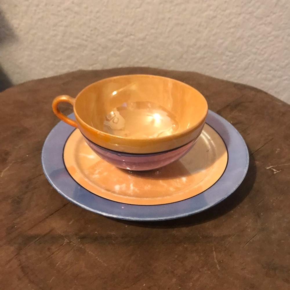 Vintage saucers and tea cup set